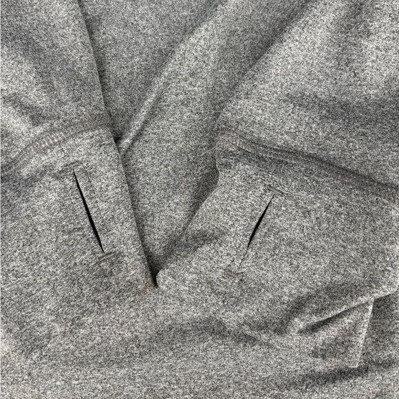 Reebok Men's Heathered Gray Zip-Up Sweater - Picture 3 of 8